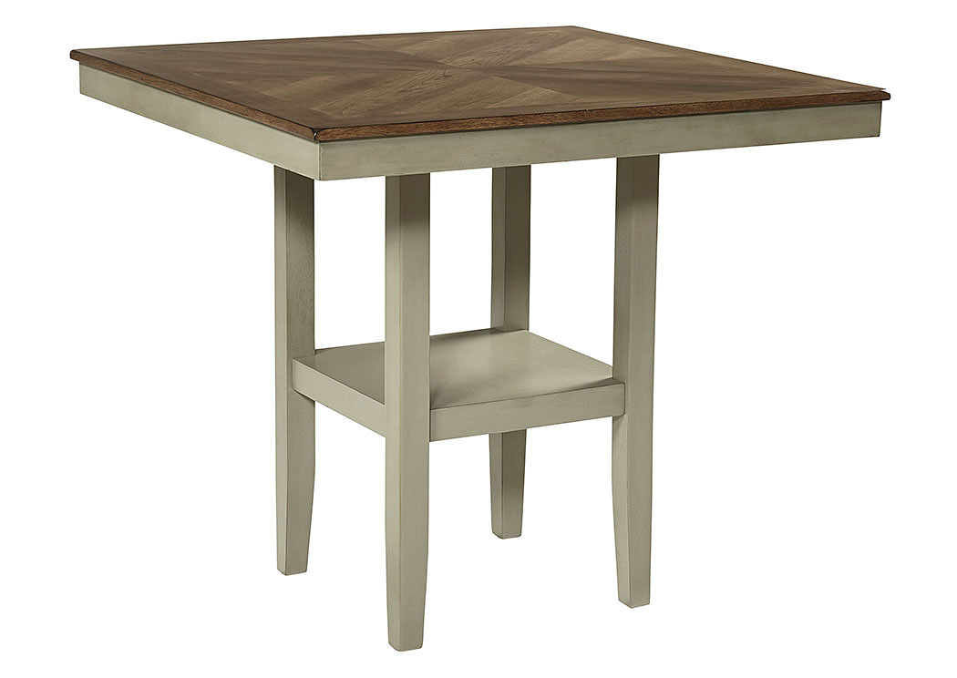 Pendwood Sage Brown Counter Table w/4 Counter Chair,Standard